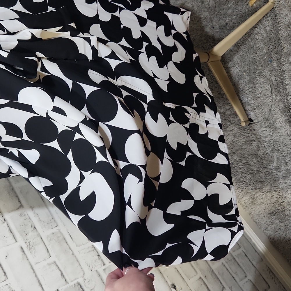 Worthington SZ 12 Black/White Dress - Picture 7 of 12